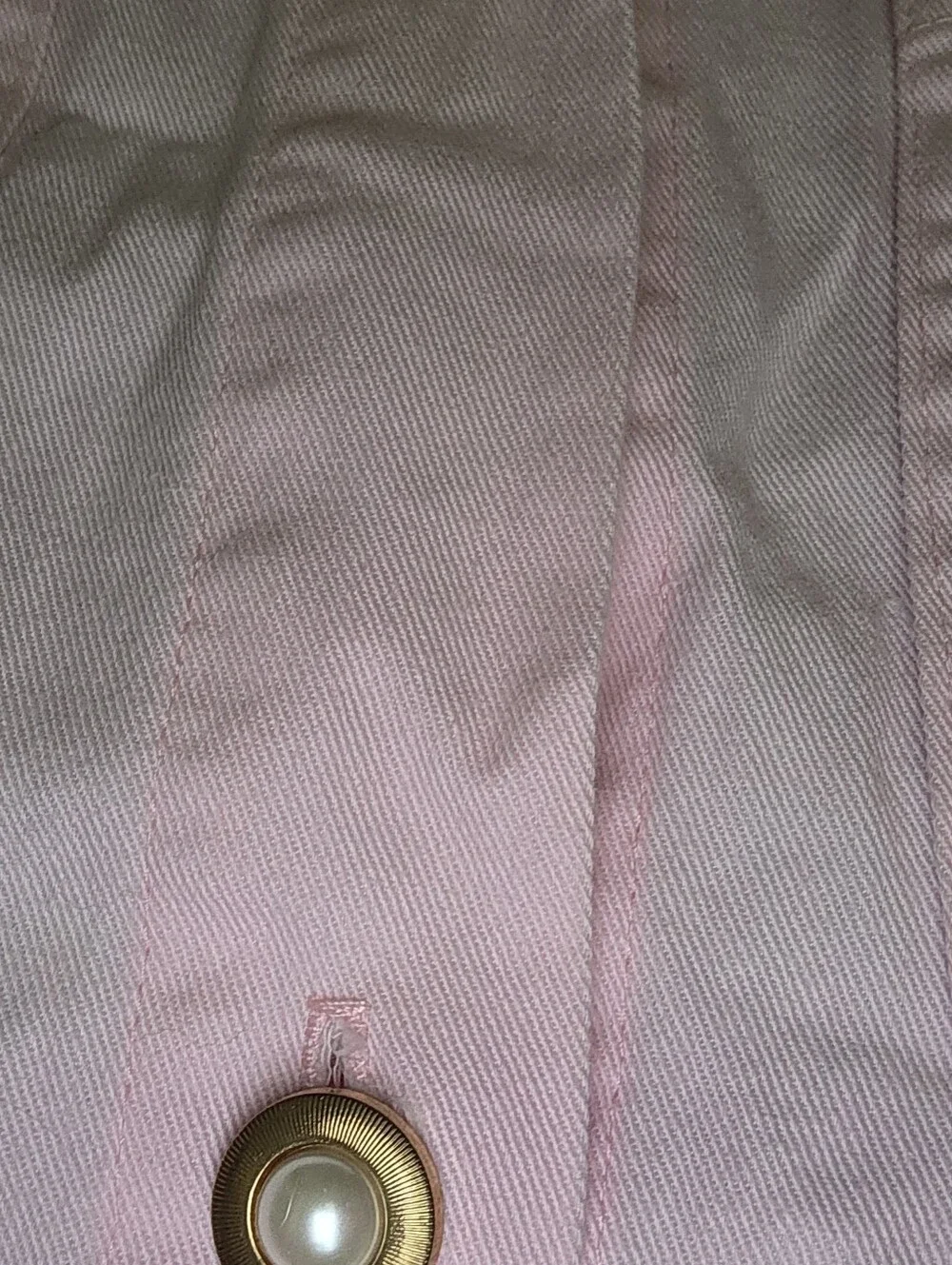 2PC Vintage light weight denium outfit. Top marked XL/ skirt marked L see below